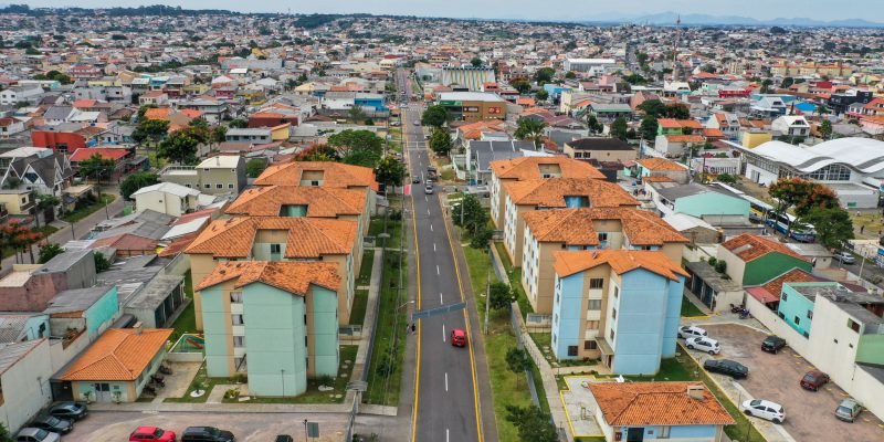 Binário entre as Ruas Ourizona e Nova Aurora é inaugurado no Bairro Novo - Curitiba, 04/04/2019 - Foto: Daniel Castellano / SMCS